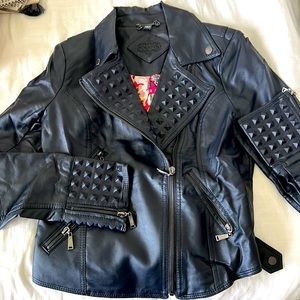 Pleather jacket with Studs.
